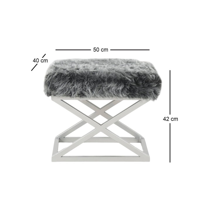 Atelier Del Sofa Capraz Plush - Silver, Grey Atelier Del Sofa Capraz Plush - Silver, Grey
